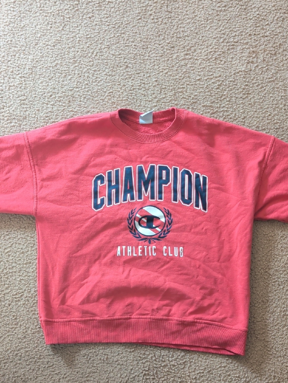 Champion Kids Coral Athletic Club Pullover Sweatshirt